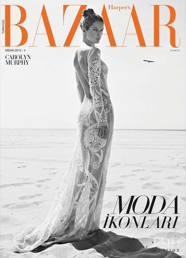 Carolyn Murphy featured on the Harper\'s Bazaar Turkey cover from April 2012