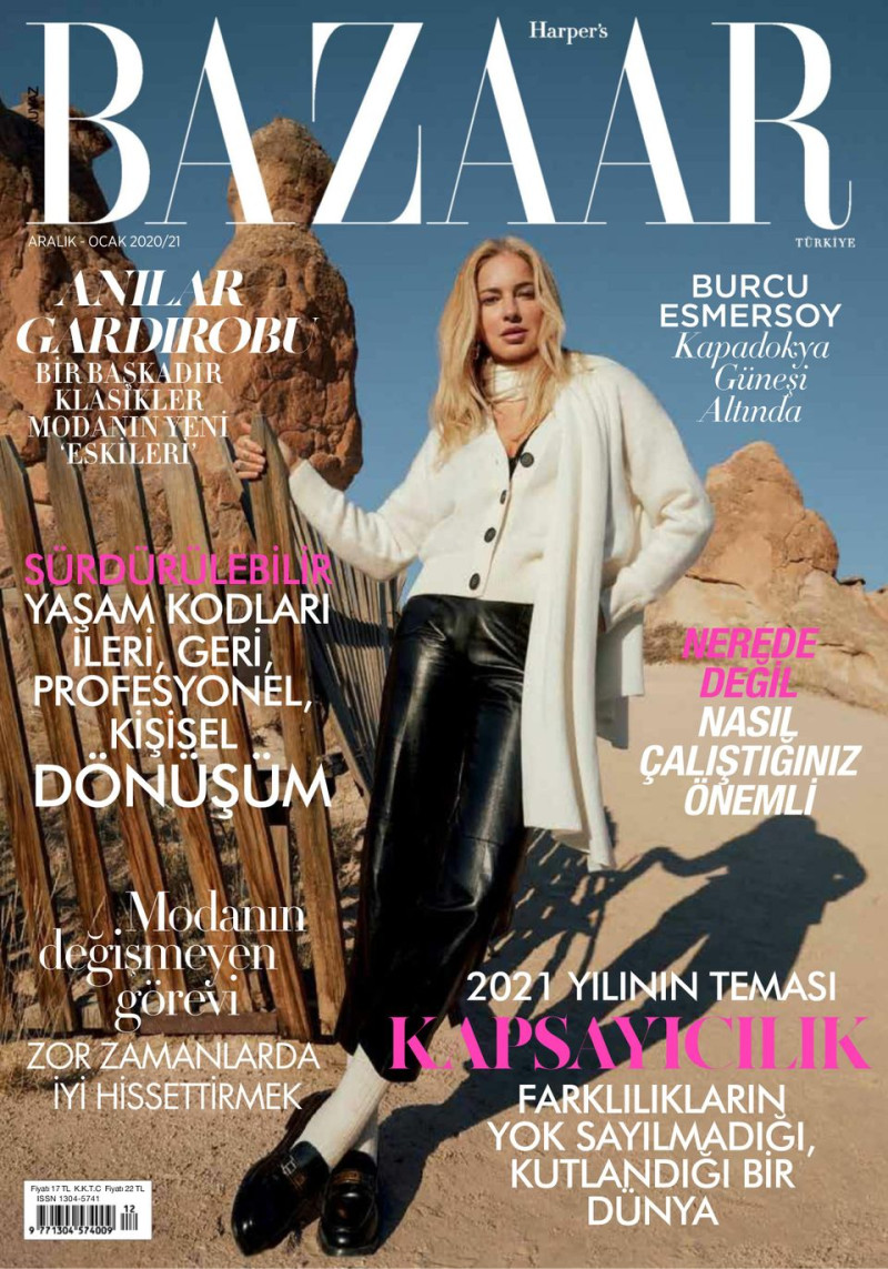  featured on the Harper\'s Bazaar Turkey cover from December 2020