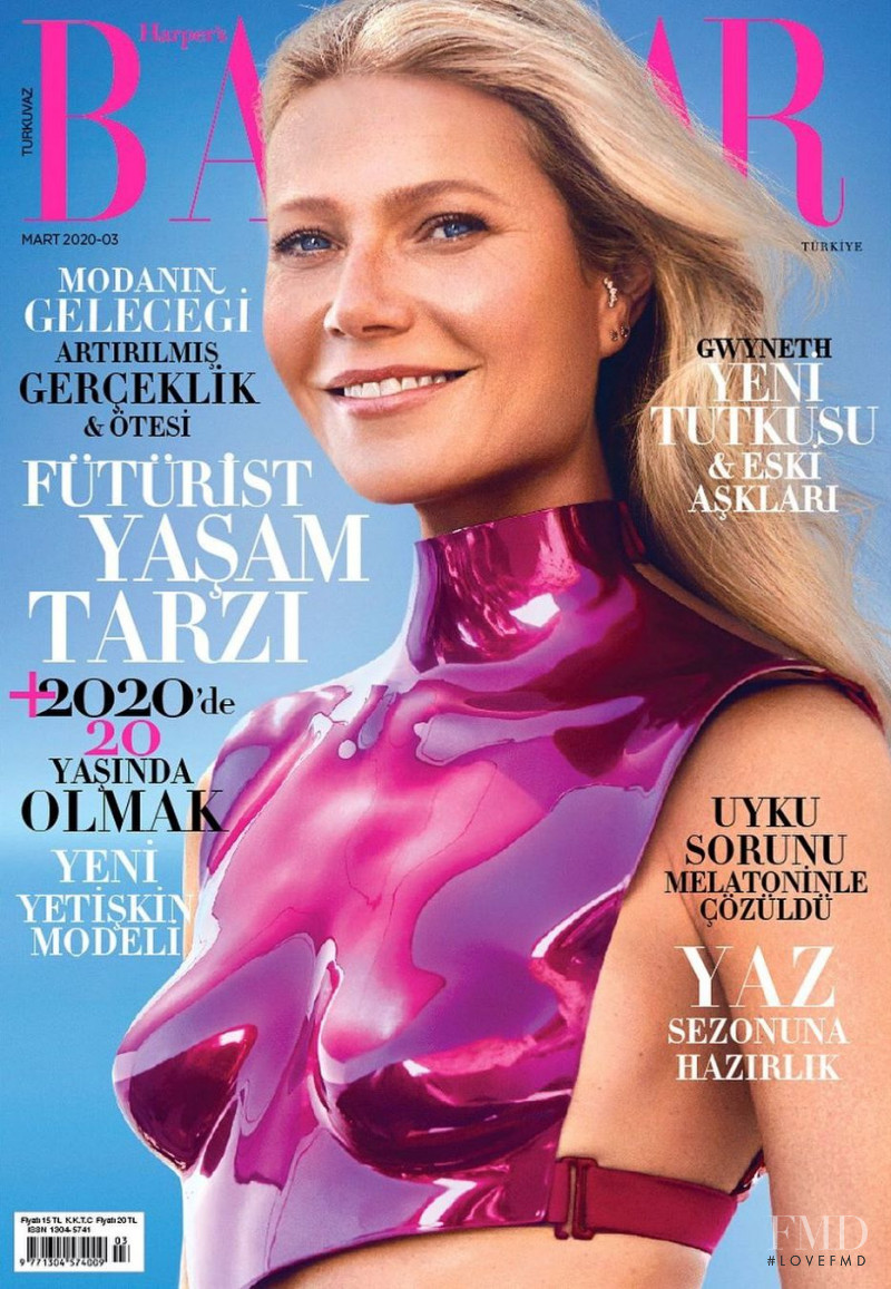 Gwyneth Paltrow featured on the Harper\'s Bazaar Turkey cover from March 2020