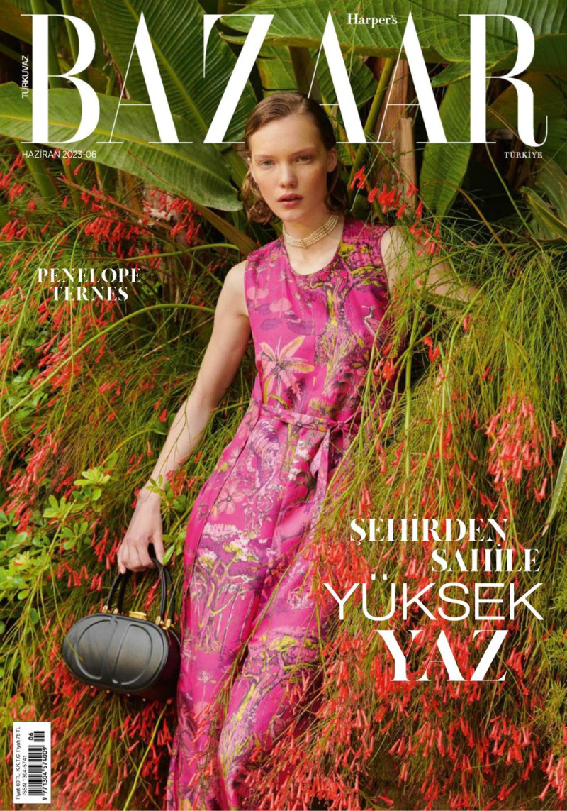 Penelope Ternes featured on the Harper\'s Bazaar Turkey cover from June 2023