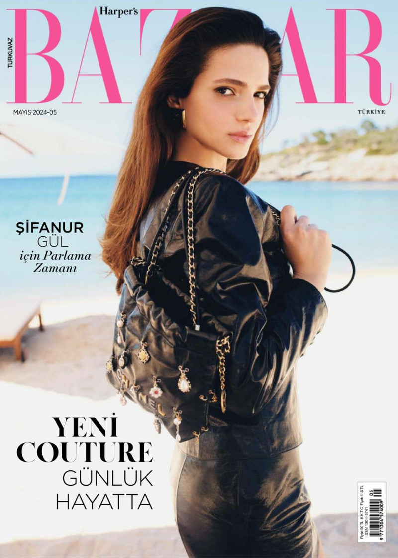 Sifanur Gul featured on the Harper\'s Bazaar Turkey cover from May 2024