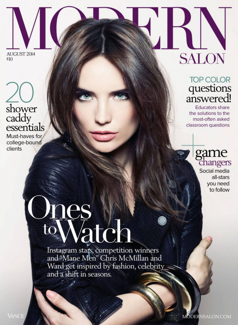  featured on the Modern Salon cover from August 2014