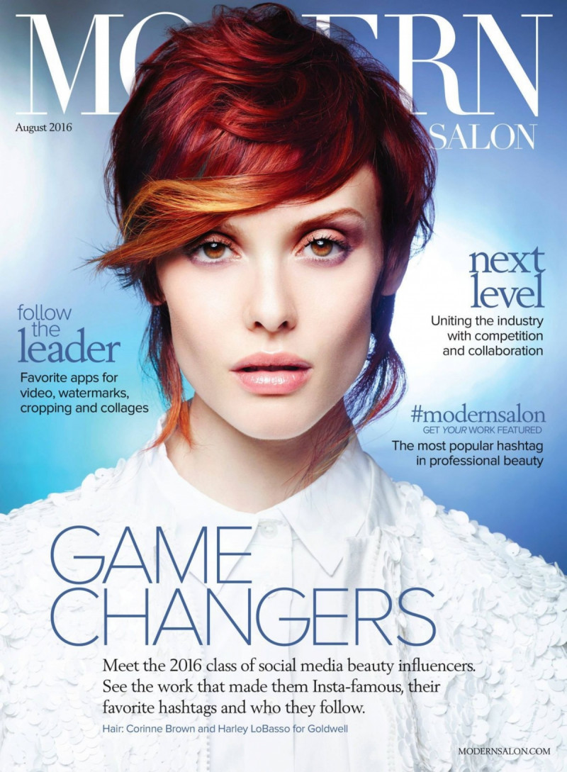  featured on the Modern Salon cover from August 2016
