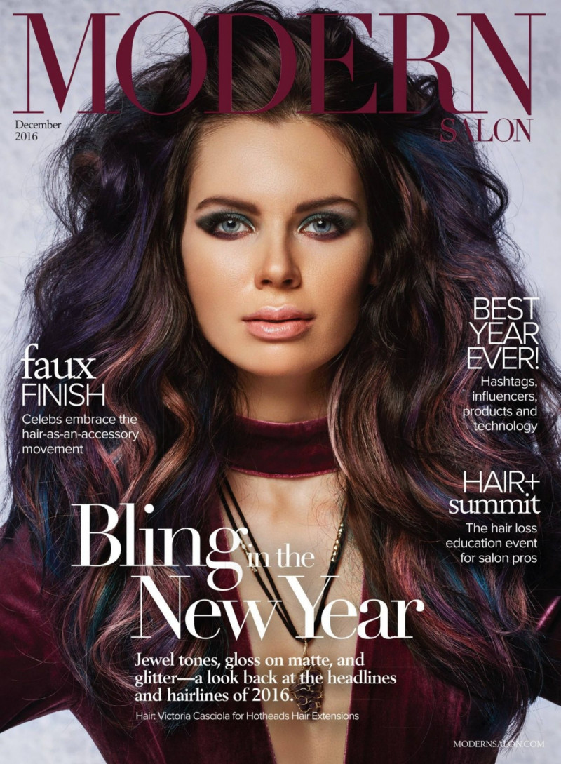  featured on the Modern Salon cover from December 2016