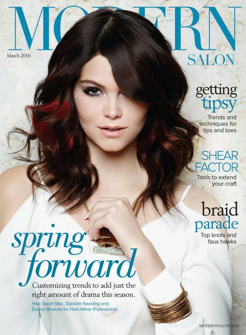  featured on the Modern Salon cover from March 2016