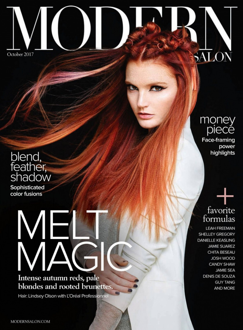  featured on the Modern Salon cover from October 2017
