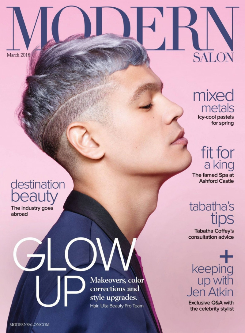  featured on the Modern Salon cover from March 2018