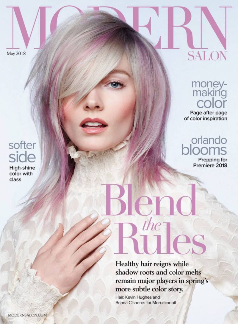  featured on the Modern Salon cover from May 2018