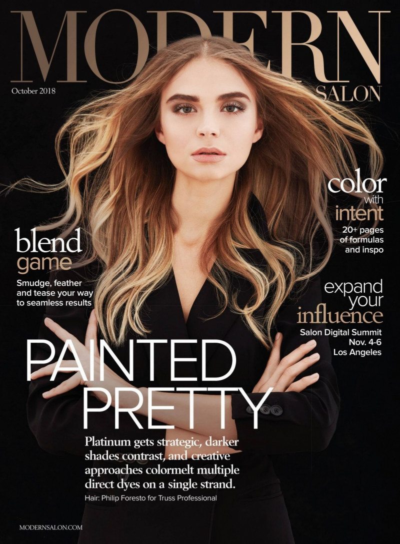  featured on the Modern Salon cover from October 2018