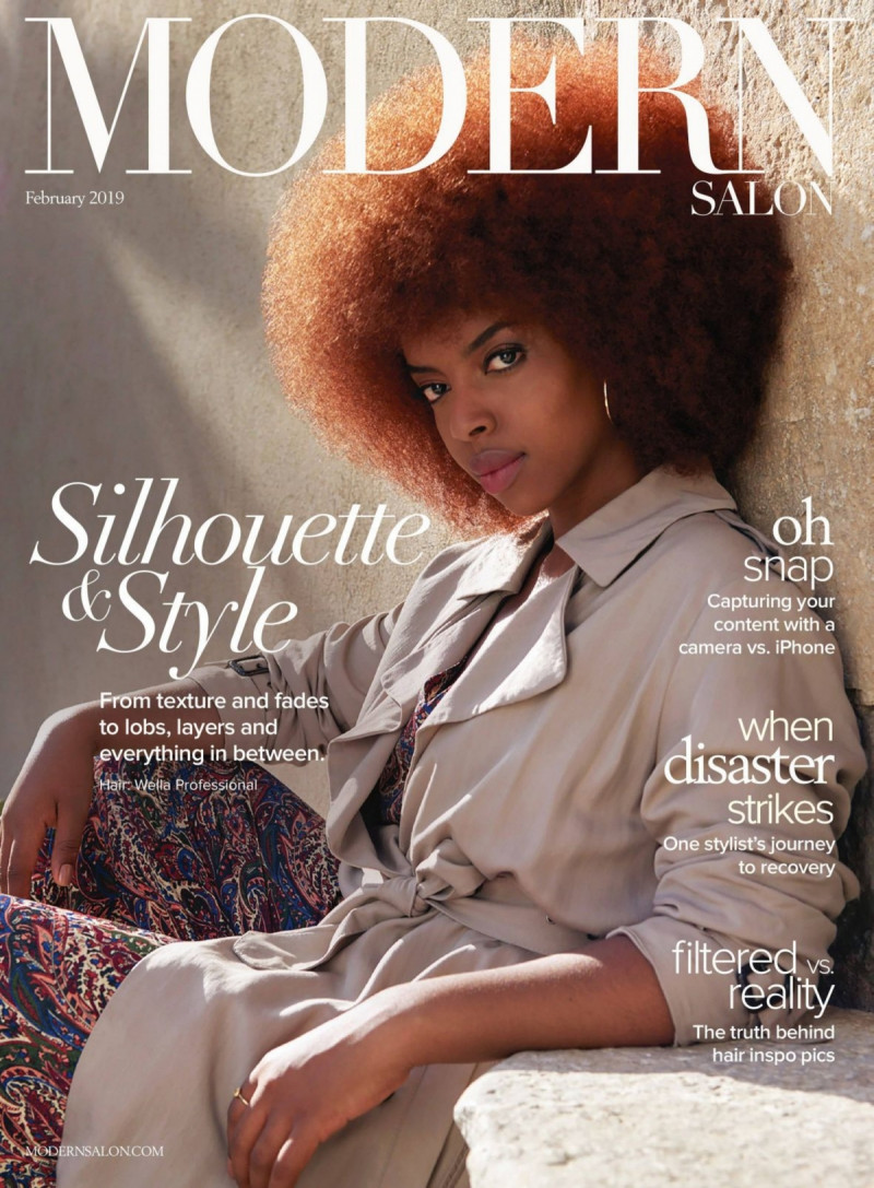  featured on the Modern Salon cover from February 2019