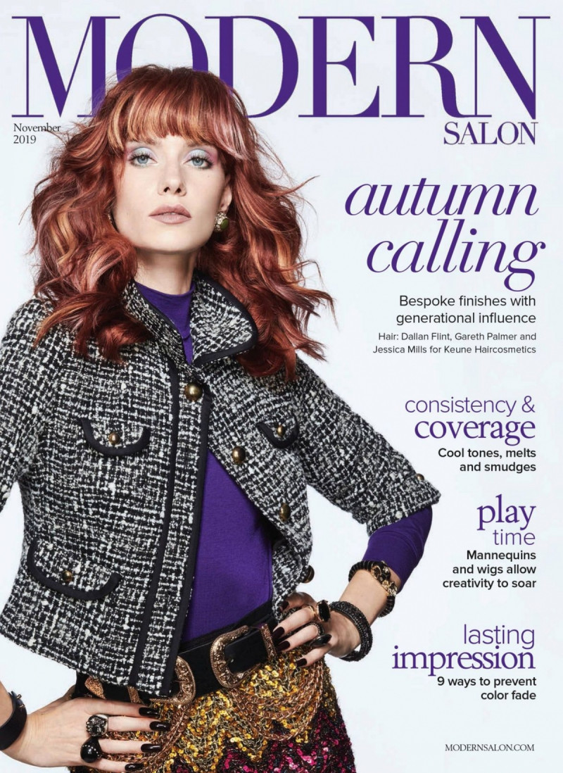  featured on the Modern Salon cover from November 2019