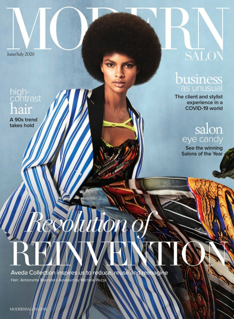  featured on the Modern Salon cover from June 2020