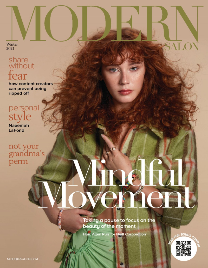  featured on the Modern Salon cover from December 2021