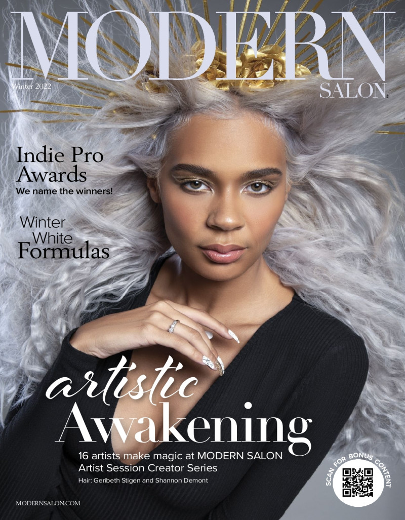  featured on the Modern Salon cover from December 2022