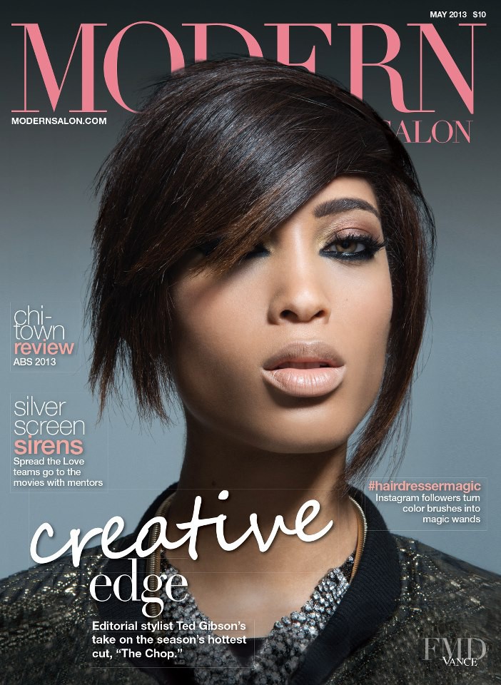 Lily Lightbourn featured on the Modern Salon cover from May 2013
