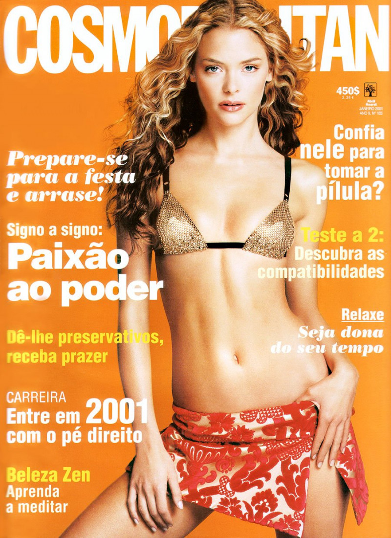 James Jaime King featured on the Cosmopolitan Portugal cover from January 2001