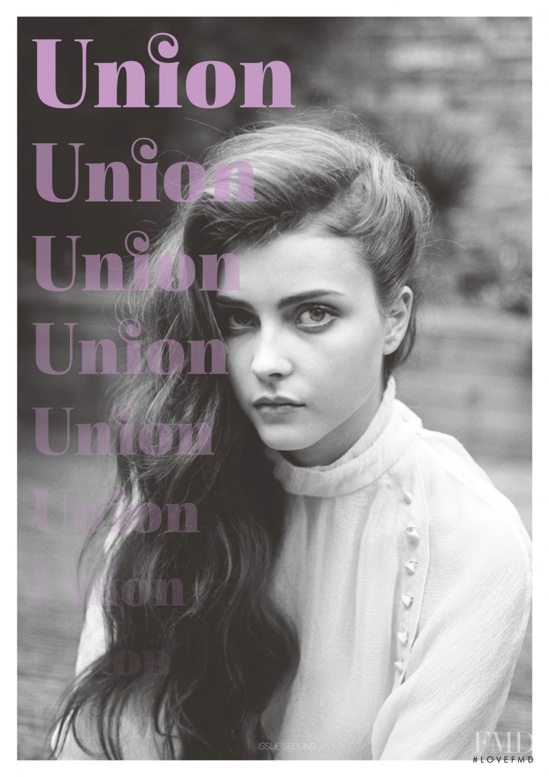Isabelle Johnson featured on the Union cover from September 2012