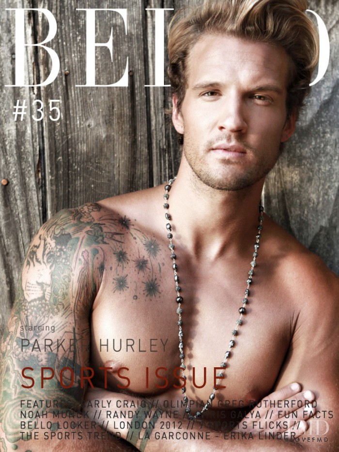 Parker Hurley featured on the Bello cover from April 2012