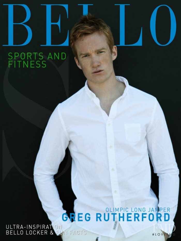 Greg Rutherford featured on the Bello cover from April 2012