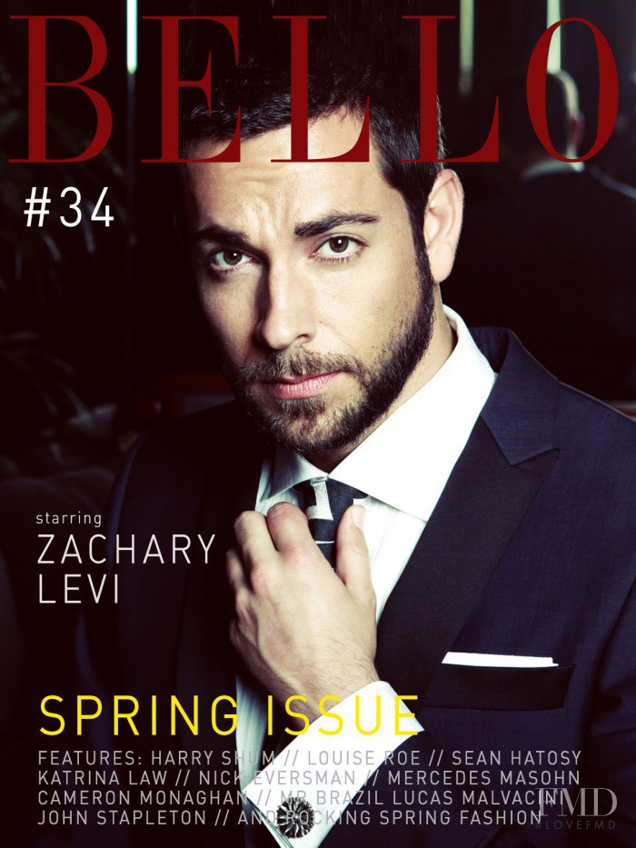 Zachary Levi featured on the Bello cover from March 2012
