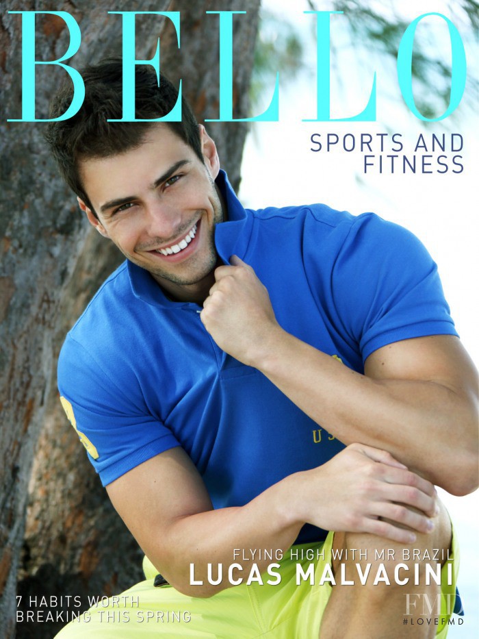 Lucas Malvacini featured on the Bello cover from March 2012