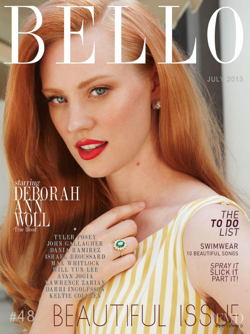 Deborah Ann Woll featured on the Bello cover from July 2013