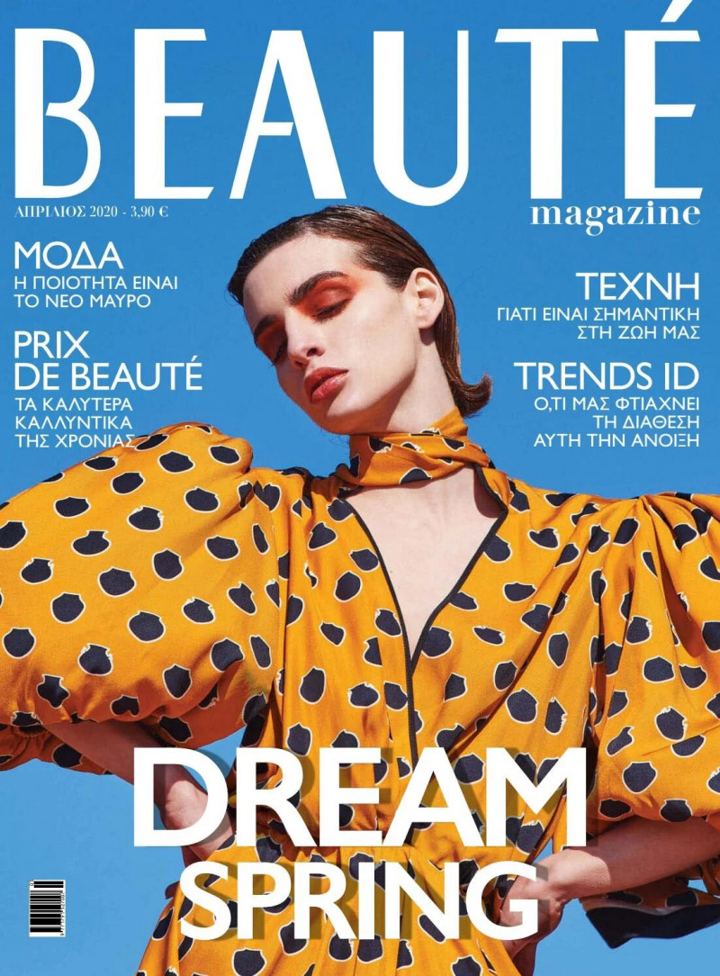  featured on the Beauté Greece cover from April 2020