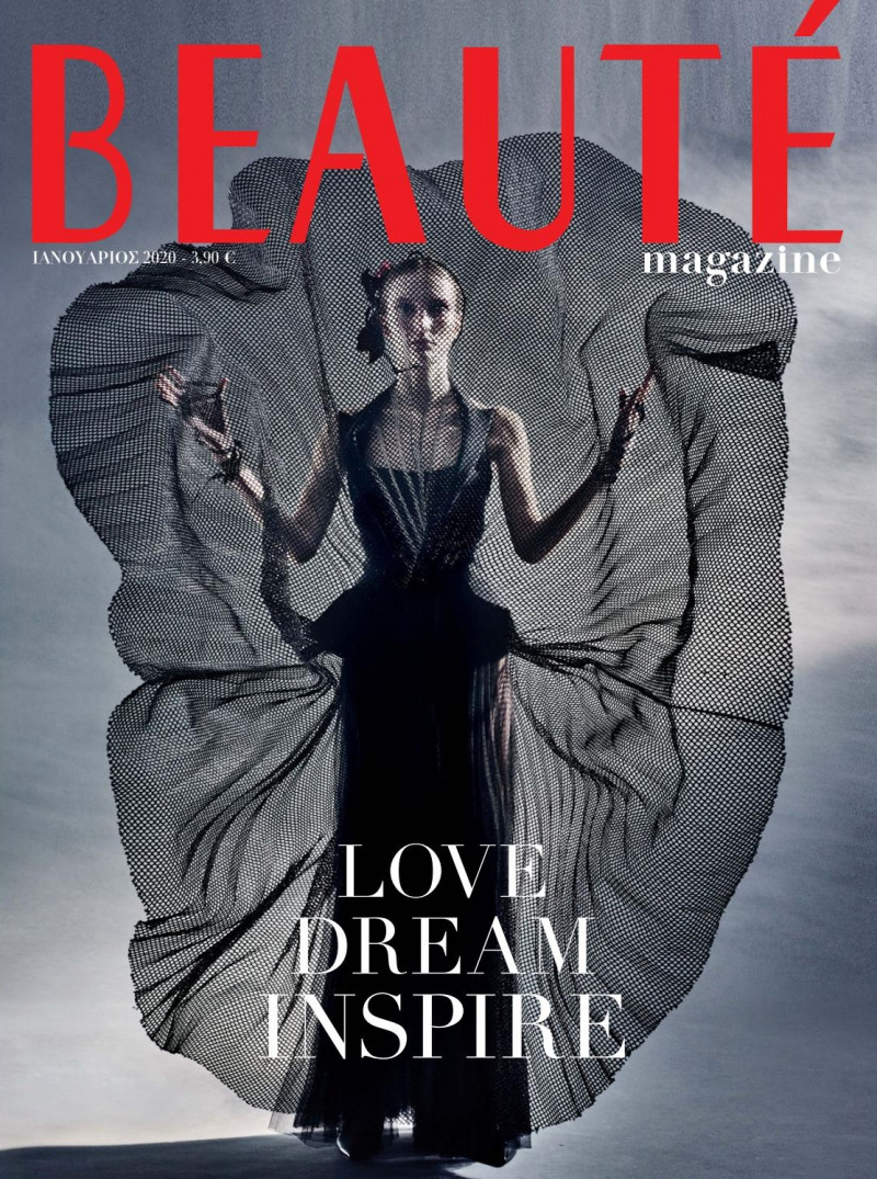  featured on the Beauté Greece cover from January 2020