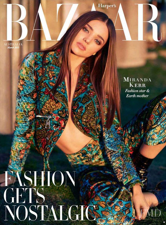 Miranda Kerr featured on the Harper\'s Bazaar Malaysia cover from March 2015