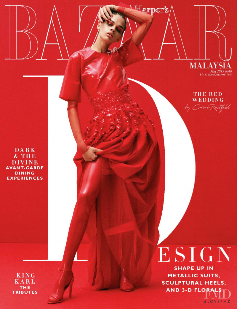  featured on the Harper\'s Bazaar Malaysia cover from May 2019