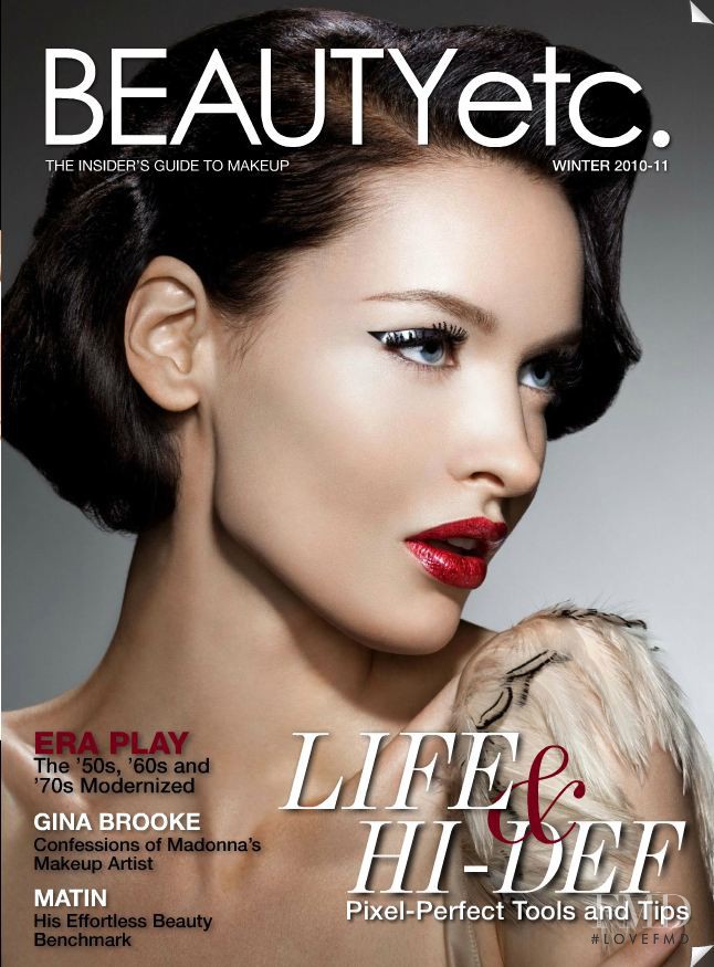  featured on the BEAUTYetc cover from December 2010