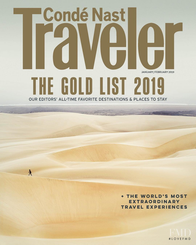 featured on the Condé Nast Traveler cover from January 2019
