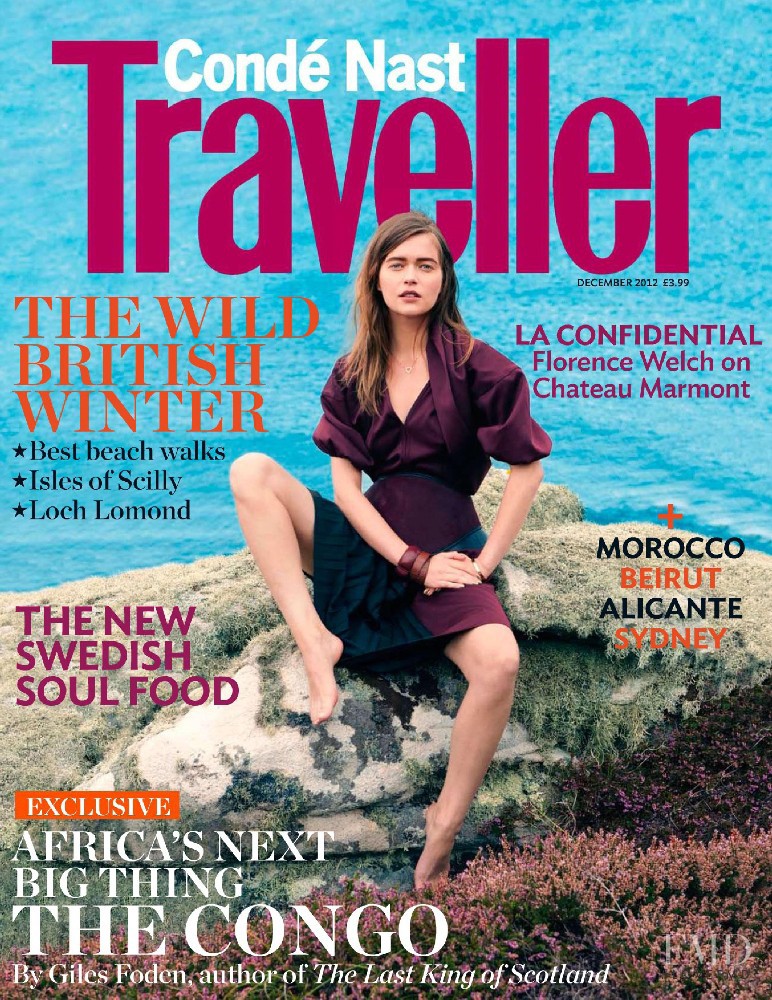 Liza Kei featured on the Condé Nast Traveler cover from December 2012