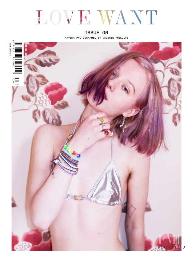 Arvida Bystrom featured on the Love Want cover from March 2013