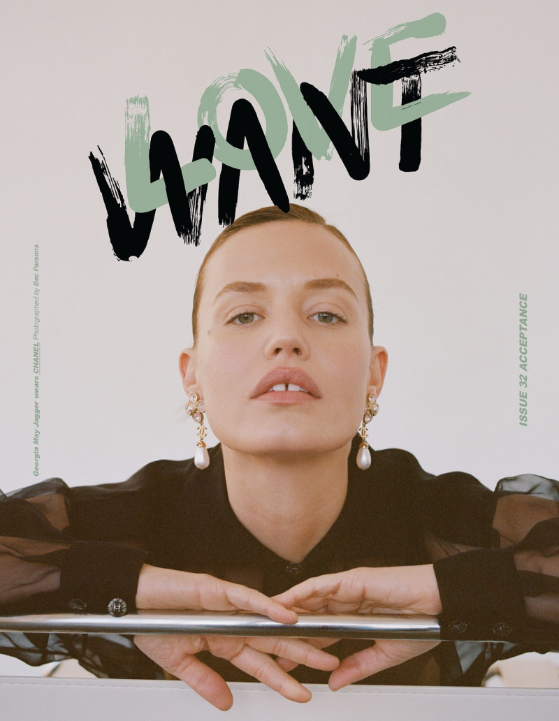 Georgia May Jagger featured on the Love Want cover from March 2024