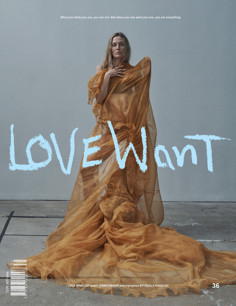 Liisa Winkler featured on the Love Want cover from April 2025