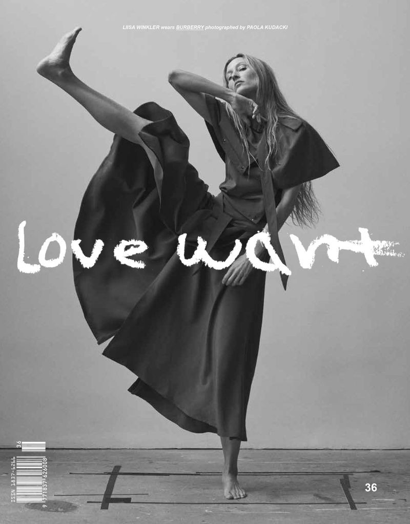 Liisa Winkler featured on the Love Want cover from April 2025