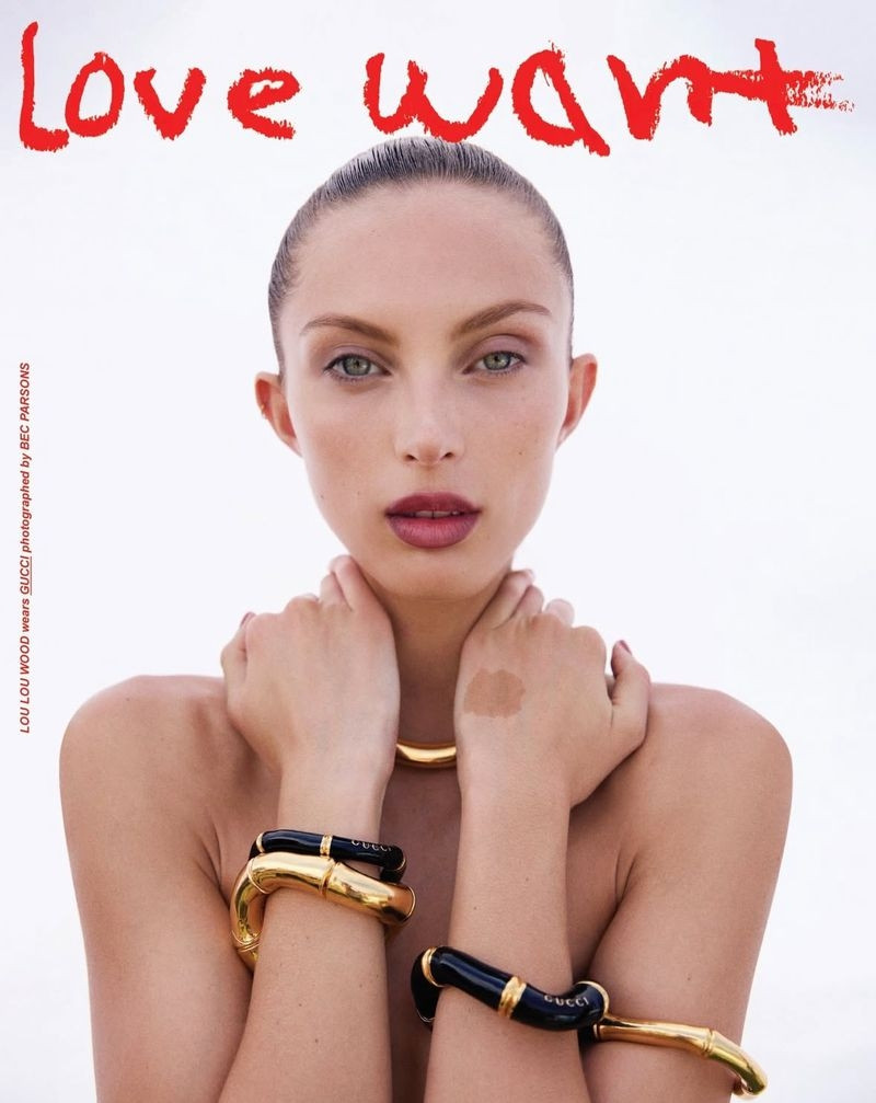 Lucy Lulu Baddeley Wood featured on the Love Want cover from April 2025