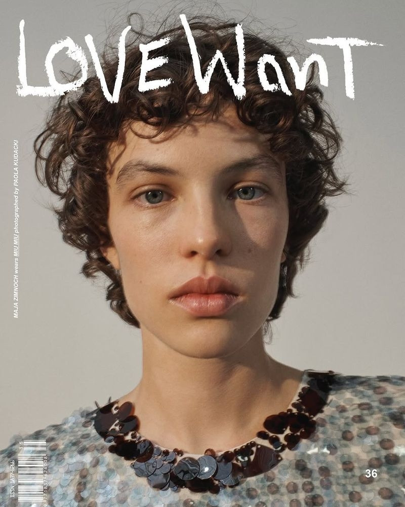 Maja Zimnoch featured on the Love Want cover from April 2025