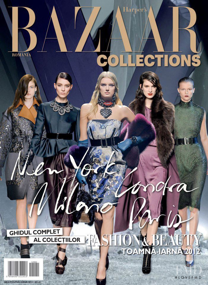  featured on the Harper\'s Bazaar Romania cover from September 2012