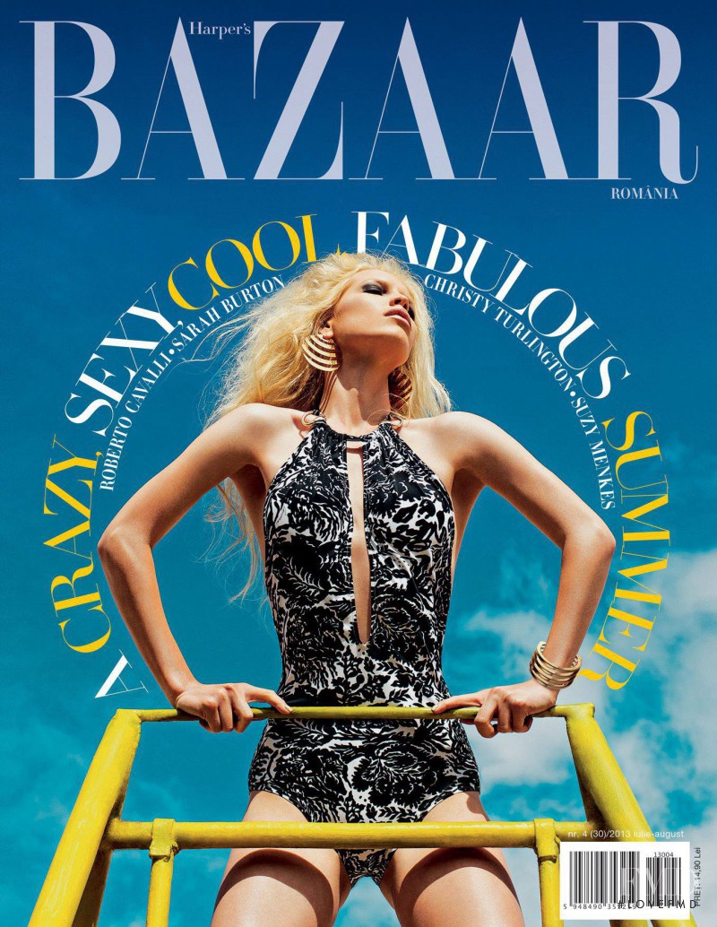  featured on the Harper\'s Bazaar Romania cover from July 2013