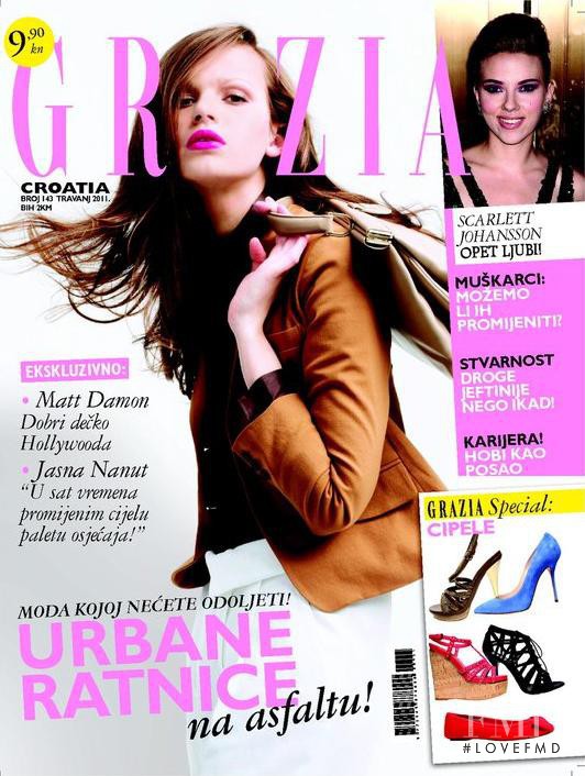  featured on the Grazia Croatia cover from April 2011