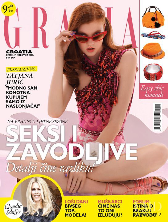  featured on the Grazia Croatia cover from August 2011