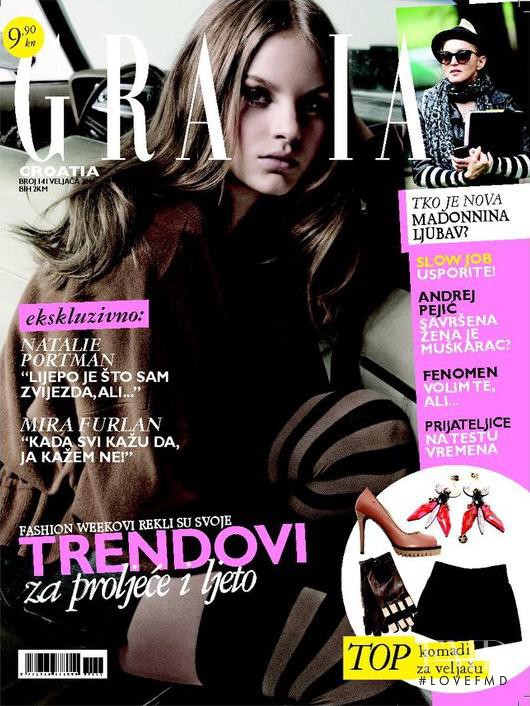  featured on the Grazia Croatia cover from February 2011
