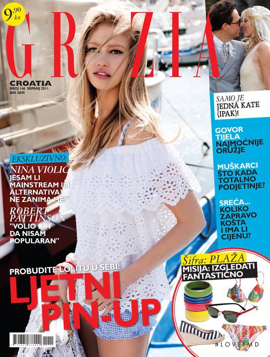  featured on the Grazia Croatia cover from July 2011