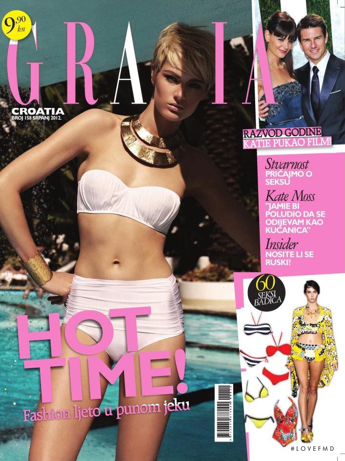 Louise Donegan featured on the Grazia Croatia cover from July 2012