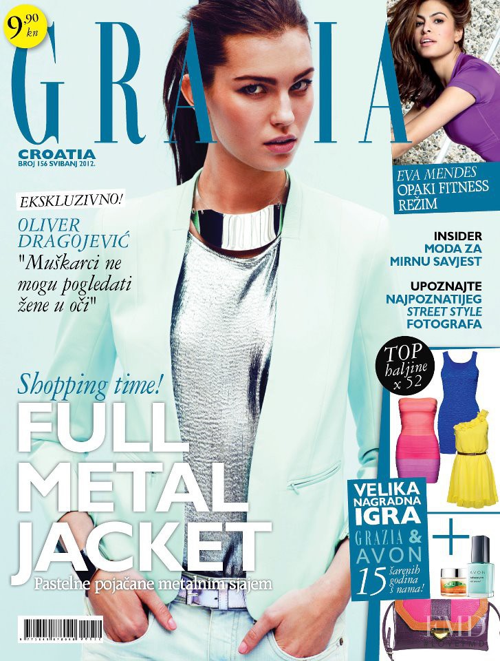  featured on the Grazia Croatia cover from May 2012