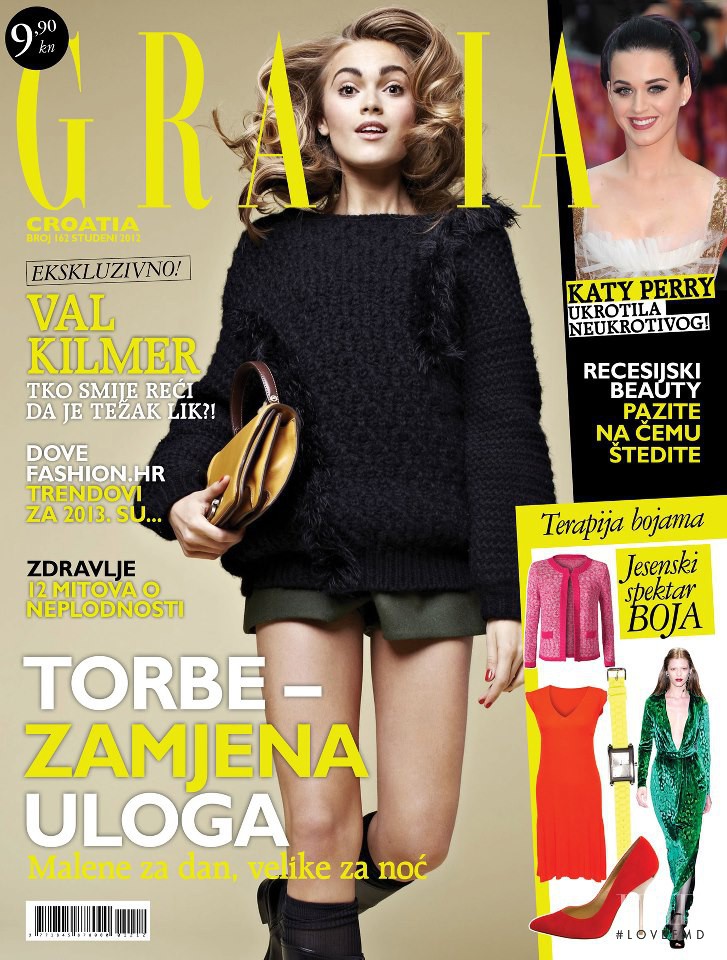  featured on the Grazia Croatia cover from November 2012