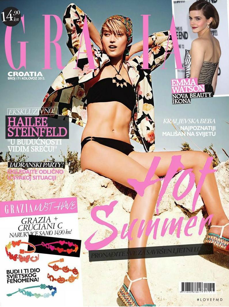  featured on the Grazia Croatia cover from August 2013