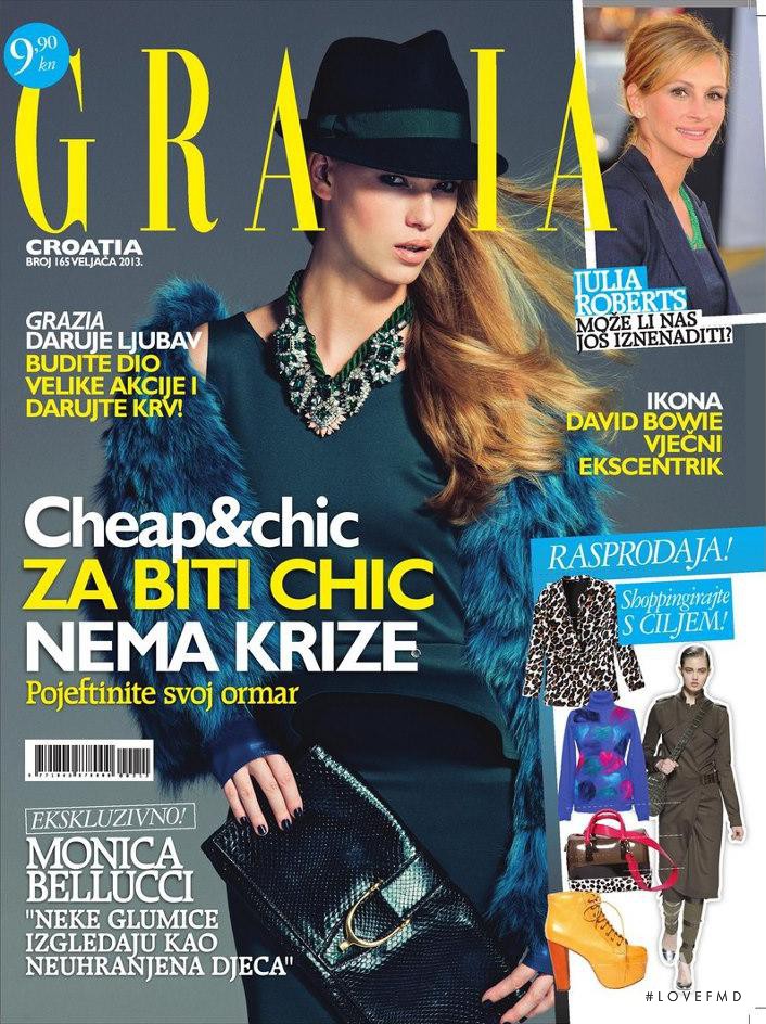  featured on the Grazia Croatia cover from February 2013